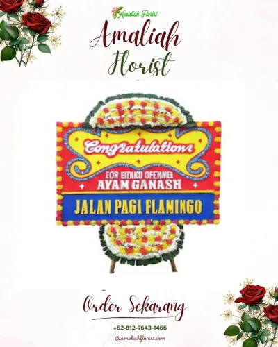 Bunga Papan Congratulation di Lowungu